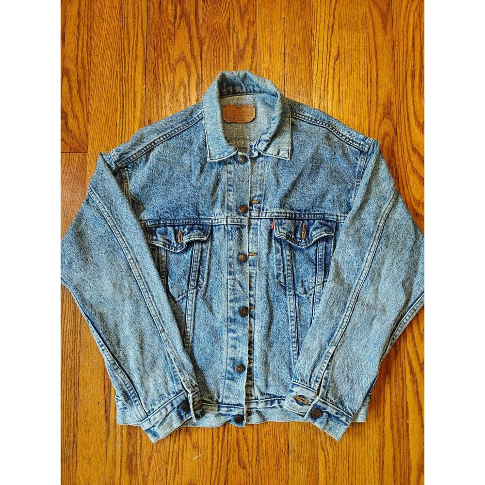 Vintage 1990 Levi Denim Trucker Jean Jacket Size Medium